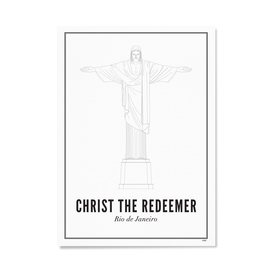 Poster von Rio de Janeiro - Cristo Redentor | WIJCK.